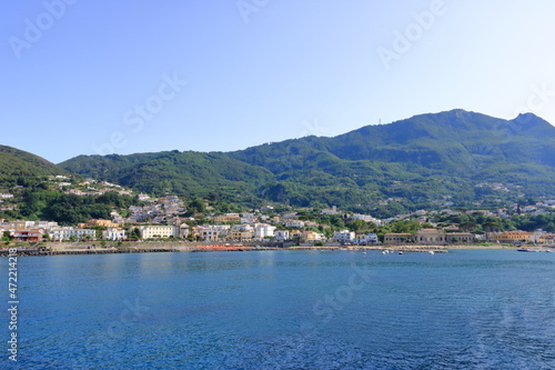 Coastal landscape with marina of Casamicciola Terme, Ischia Island, Italy © Dynamoland