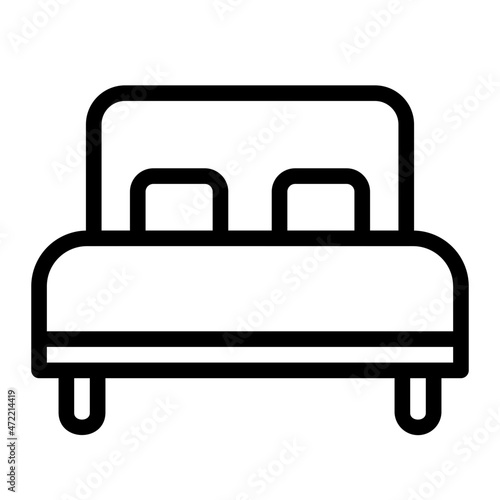 bed outline icon