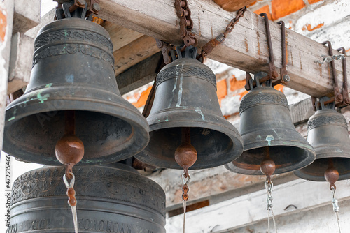 bells on the bell tower in Rostov the great