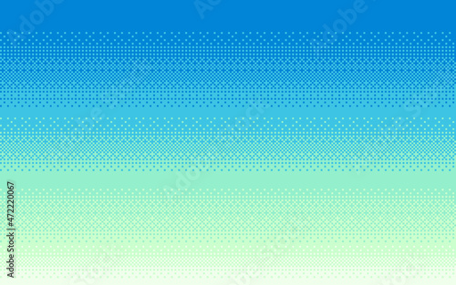 Seamless background in pixel art. Dithering backdrop in 8 bit style