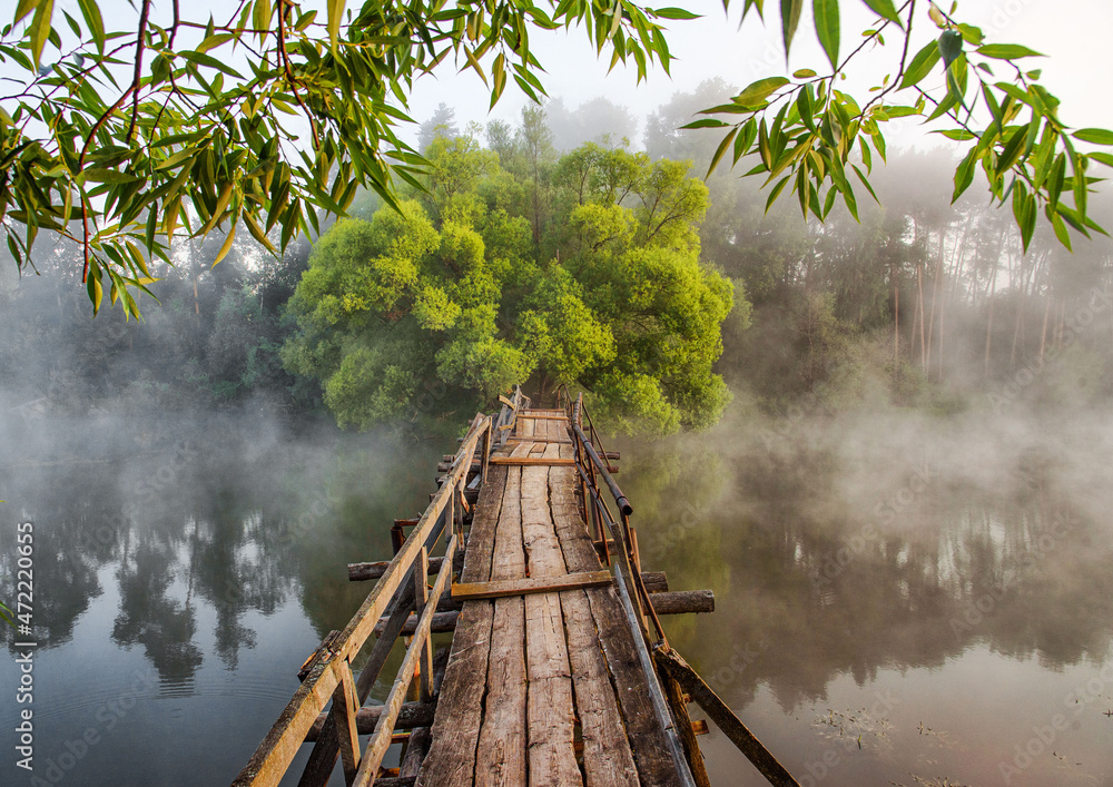 Fototapeta premium morning on the river