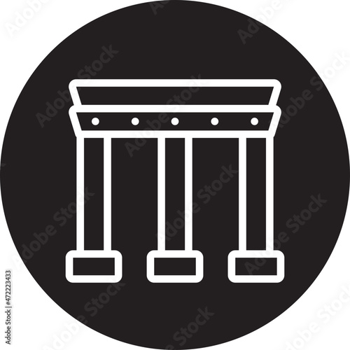 Brandenburg Gate glyph icon