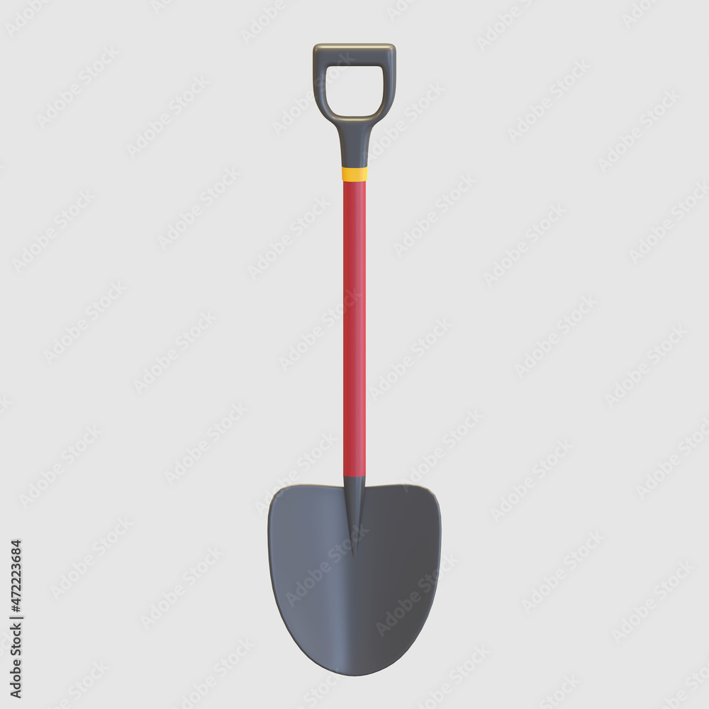 Firefighter megaphone 3d render illustration Firefighter megaphone 3d render illustration