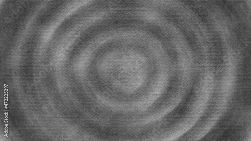 gray color swirl circular pattern on plane illustration, smog effect deep optical illusion abstract