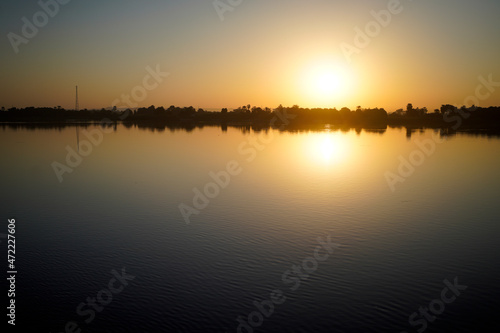 Sunset in Nile River, 2021. © TM