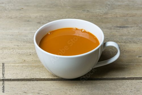 Tea thai, Ice tea milk or milk tea, Sweet drink