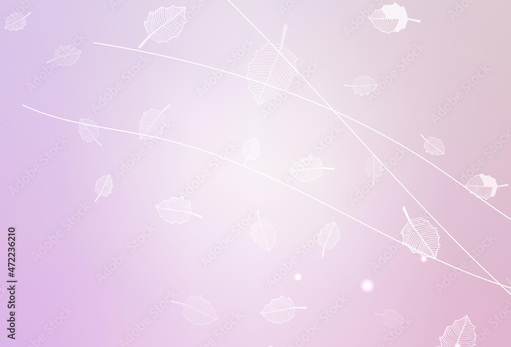 Light Purple vector elegant pattern with trees, branches. Light Purple vector elegant pattern with trees, branches.