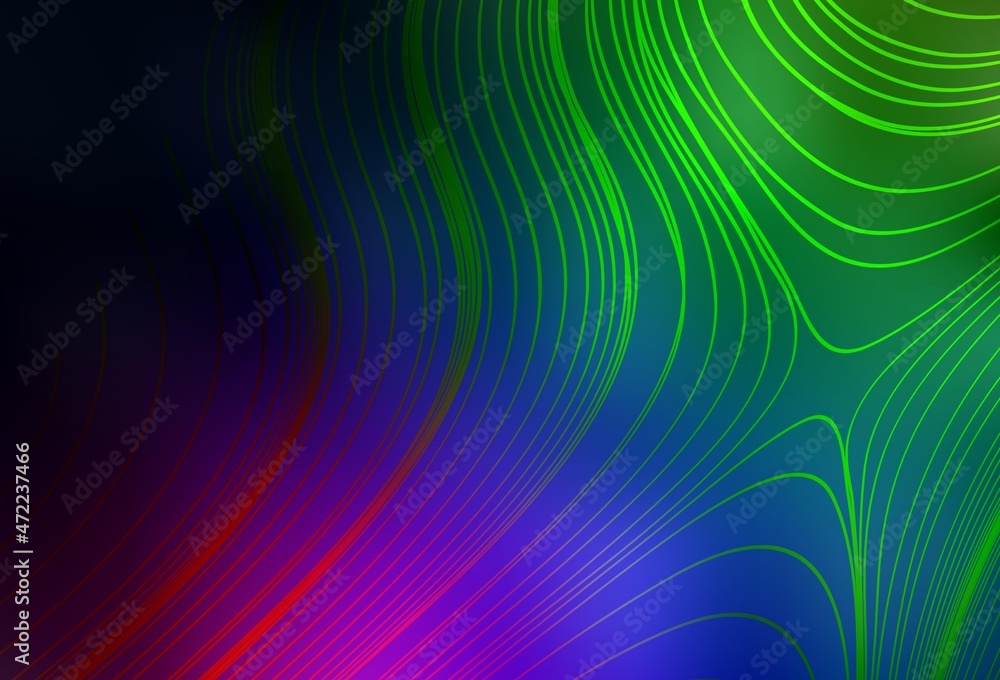 Obraz premium Dark Multicolor vector abstract bright texture.