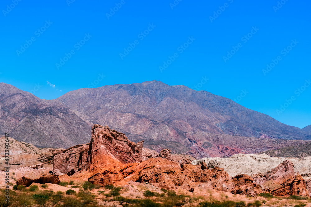 Fototapeta premium rocky landscape with sky