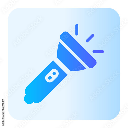 flashlight gradient icon