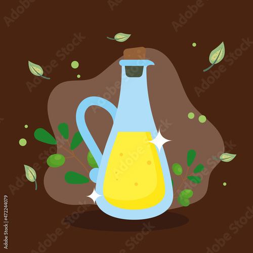olive oil illustration