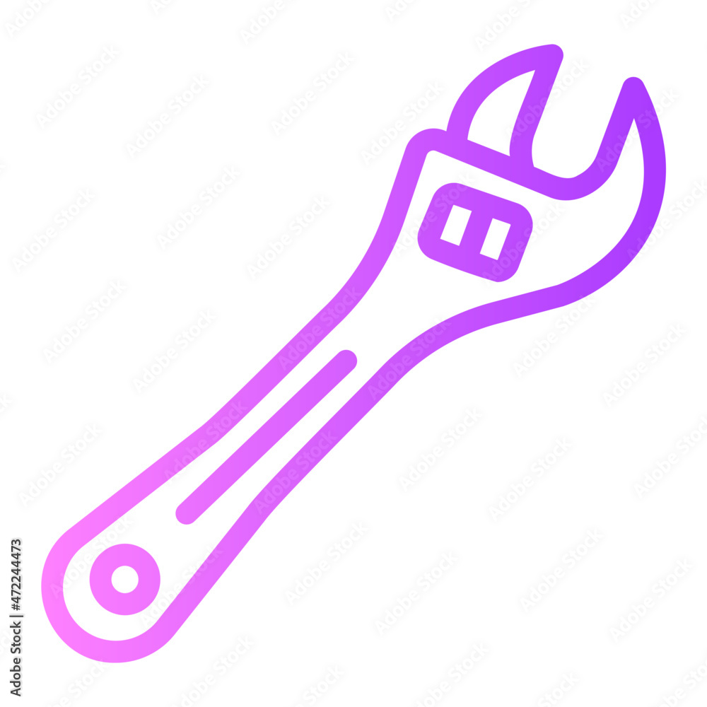 Wrench gradient icon Wrench gradient icon