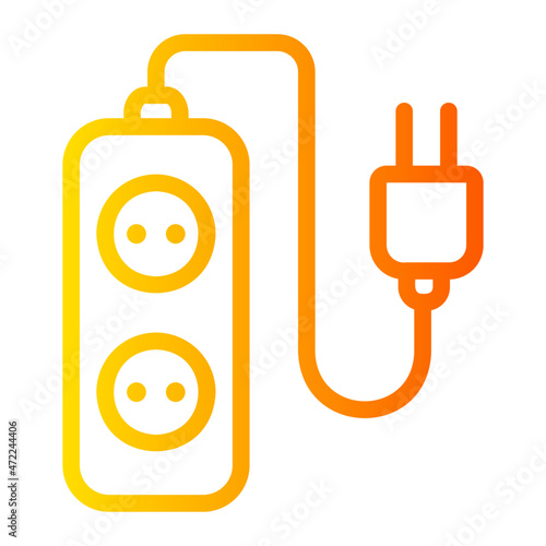 power strip gradient icon