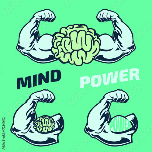 demonstration of the power of the mind brain turquoise hands muscles turquoise