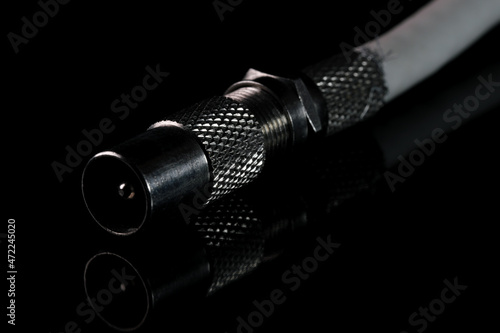 Принти на полотні Coaxial TV cable plug