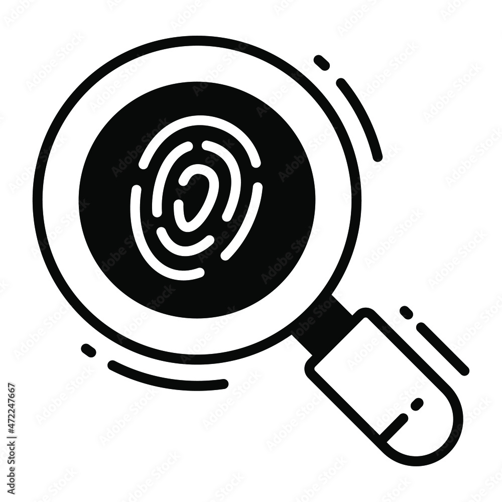 fingerprint Copyright law, intellectual property icon fingerprint Copyright law, intellectual property icon