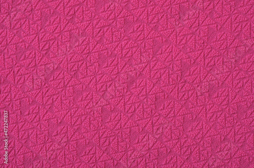 pink  fabric background, textile texture,  fuchsia cloth, creative rosy backdrop, beautiful elastic material photo