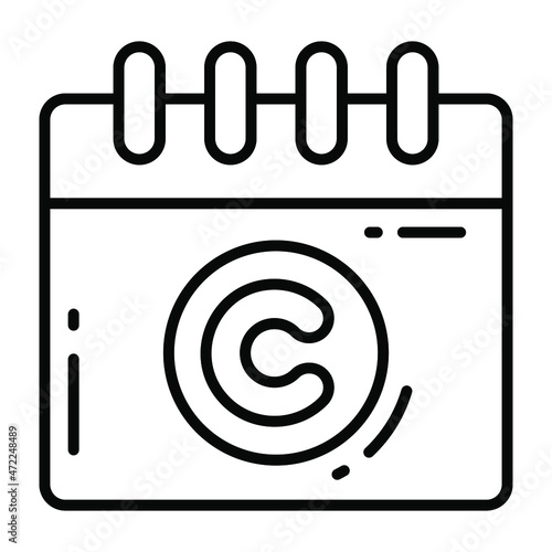 Copyright expiry Copyright law, intellectual property icon