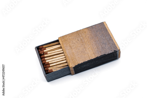 vintage box matches with match sticks