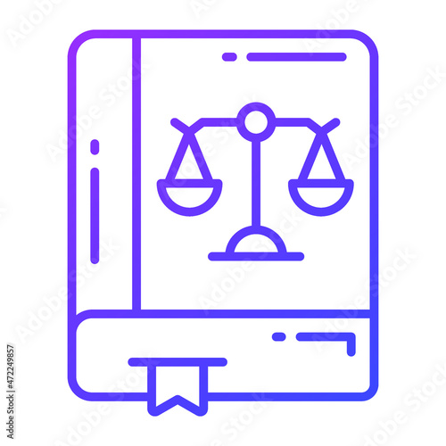 law book Copyright law, intellectual property icon