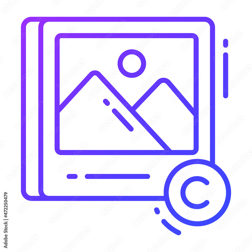 image Copyright law, intellectual property icon image Copyright law, intellectual property icon