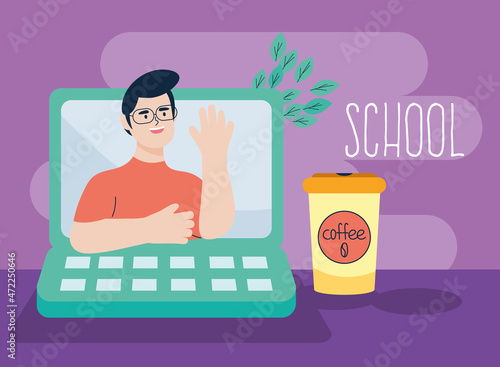 online school card