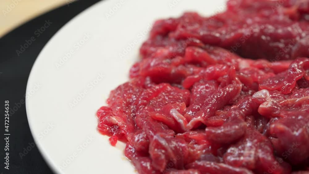 Chinese home-cooked side dishes, fried beef with onion Chinese home-cooked side dishes, fried beef with onion
