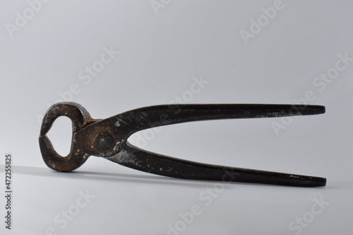 old rusty pliers