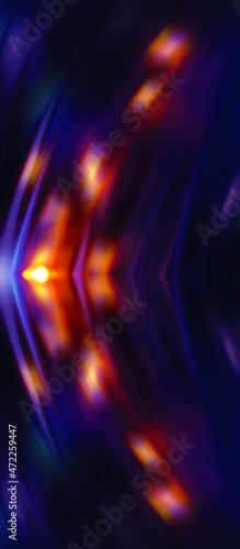 Dark futuristic, bright abstract background, neon glow, laser lines, shapes. Blurry bokeh.