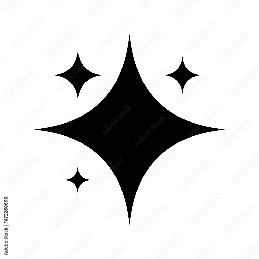 Shining icon on white background. Vector glow light effect. Flash symbol. Shining icon on white background. Vector glow light effect. Flash symbol.