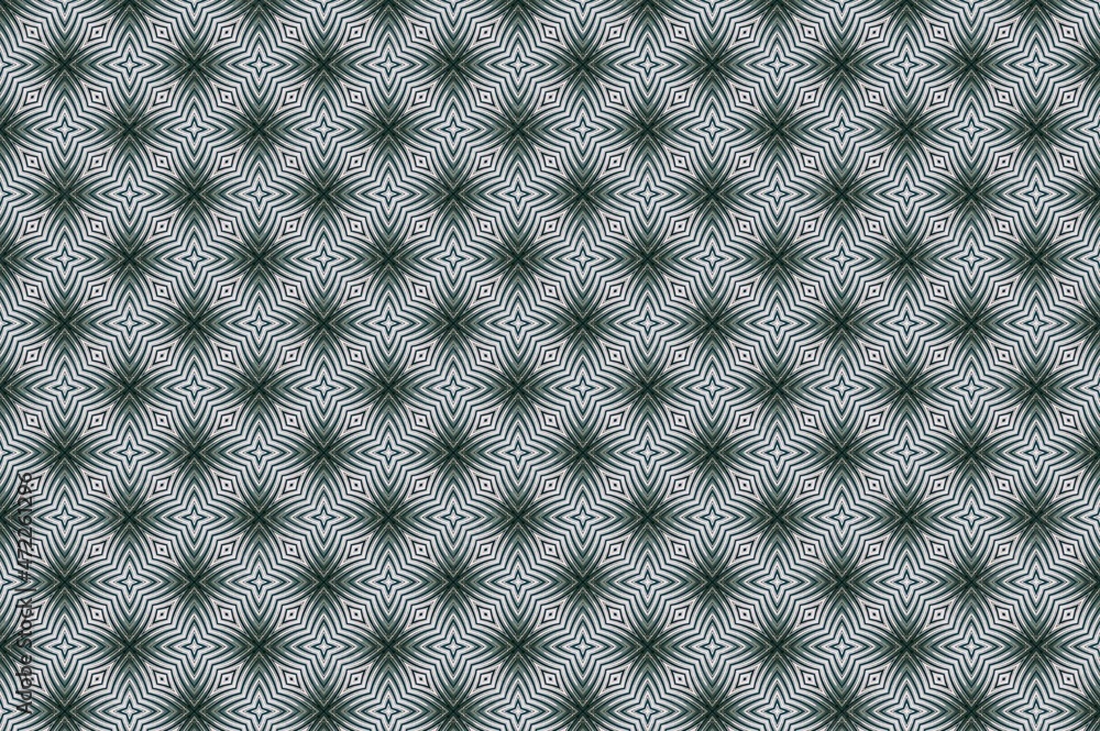 Fototapeta premium Beautiful Wall Stencil Pattern