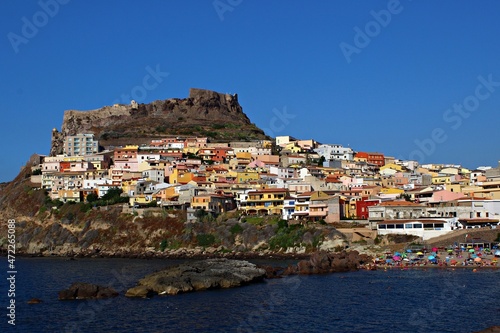 Italy, Sardinia Island: View of Castelsardo.