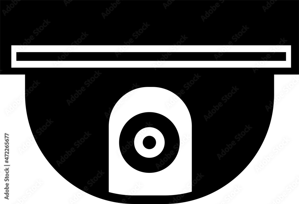 The icon is a round outdoor surveillance camera. The icon is a round outdoor surveillance camera.