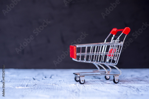 carrito de compras de supermercado photo