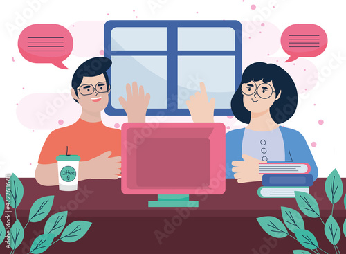 cute online homework image