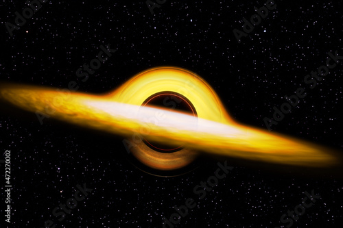 Black Hole as described in last scientific researches photo
