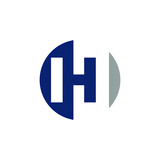 H INITIAL logo for business