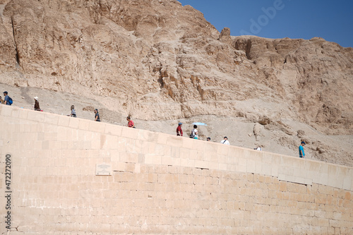 Mortuary Temple of Hatshepsut in valley of the kings, 2021. photo