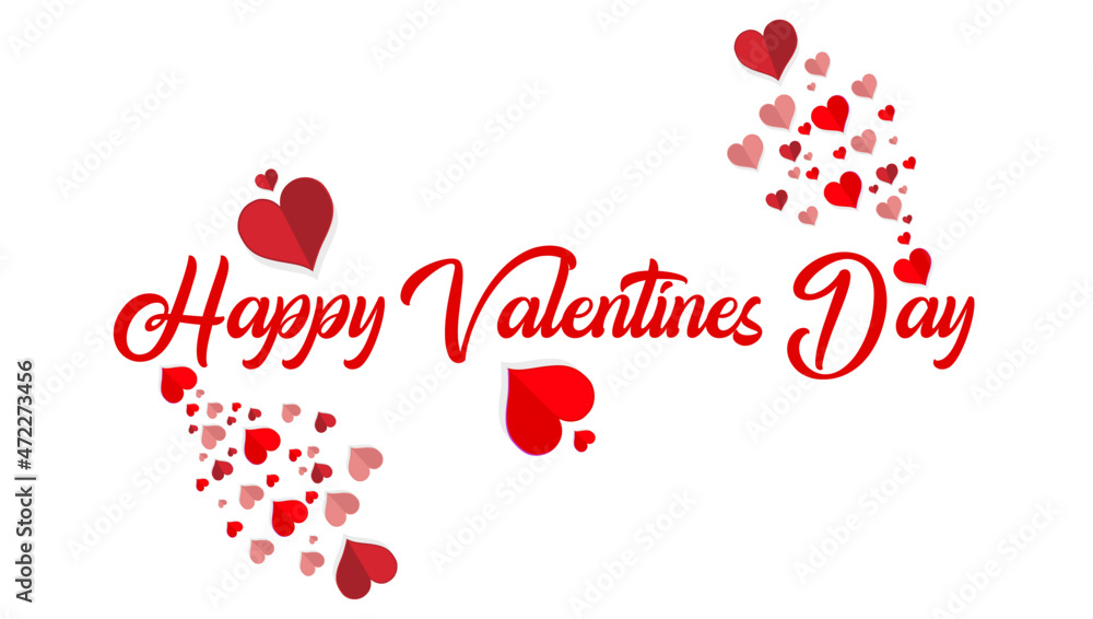 The word LOVE with a background of pattern with red hearts banner design The word LOVE with a background of pattern with red hearts banner design