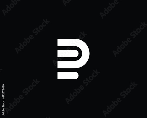 Φωτογραφία Creative Minimalist Letter EP Logo Design , Minimal EP Monogram