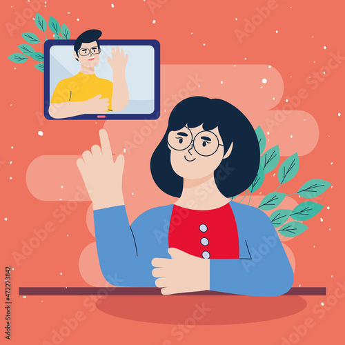 online homework illustration