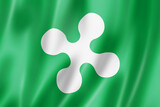 Lombardy region flag, Italy