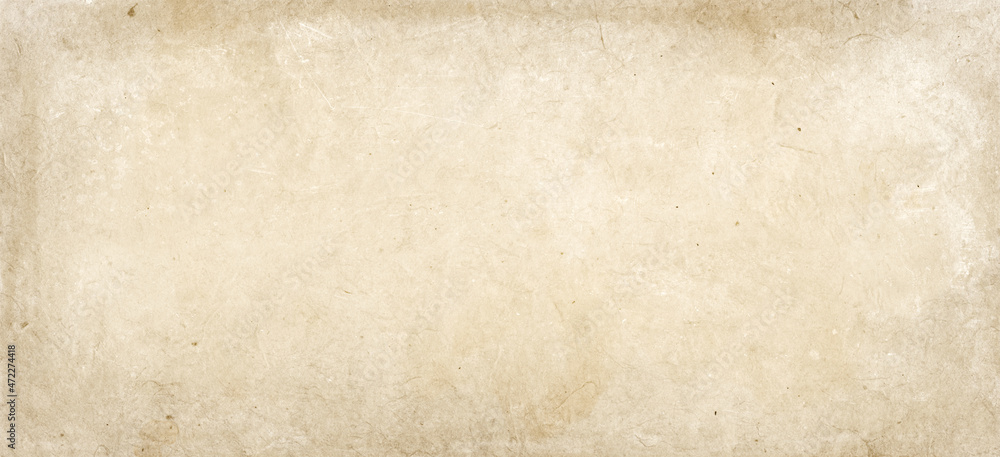 Old parchment paper texture background. Banner Old parchment paper texture background. Banner