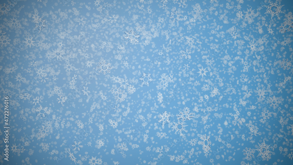 Snow flakes on a light backround Snow flakes on a light backround