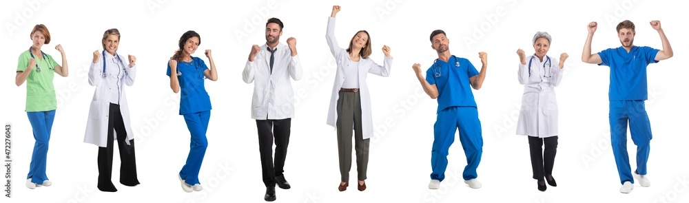 Happy doctors portraits Happy doctors portraits