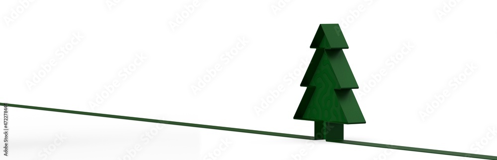 christmas tree 3d abstract shape design christmas tree 3d abstract shape design