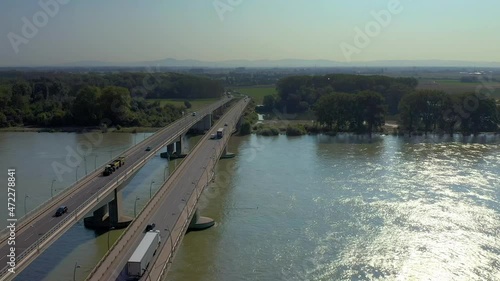 Wallpaper Mural above the nibelung bridge Torontodigital.ca