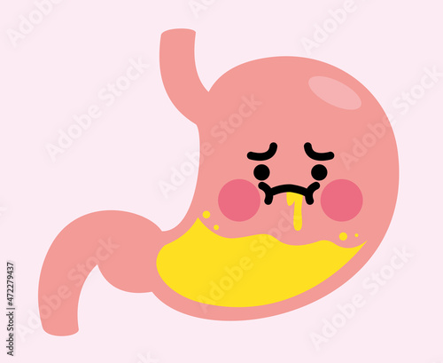 胃　キャラクター 逆流性食道炎