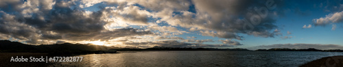 Panorama of sunset of the Bay © luchschenF