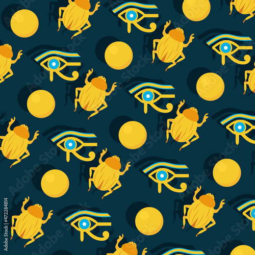 egyptian wallpaper design